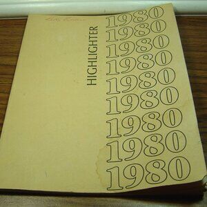 1980 Highlighter Yearbook-Junior & Elementary Schools-Chapman, Kansas